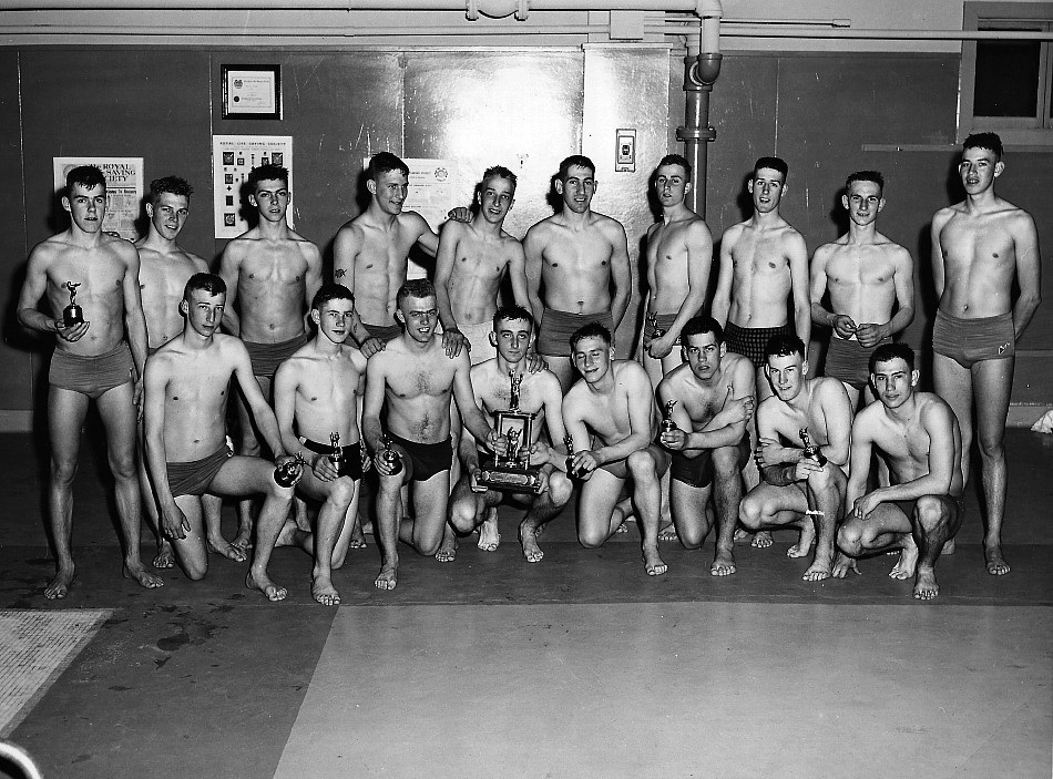 HMCS Cornwallis, Swimming, 1960