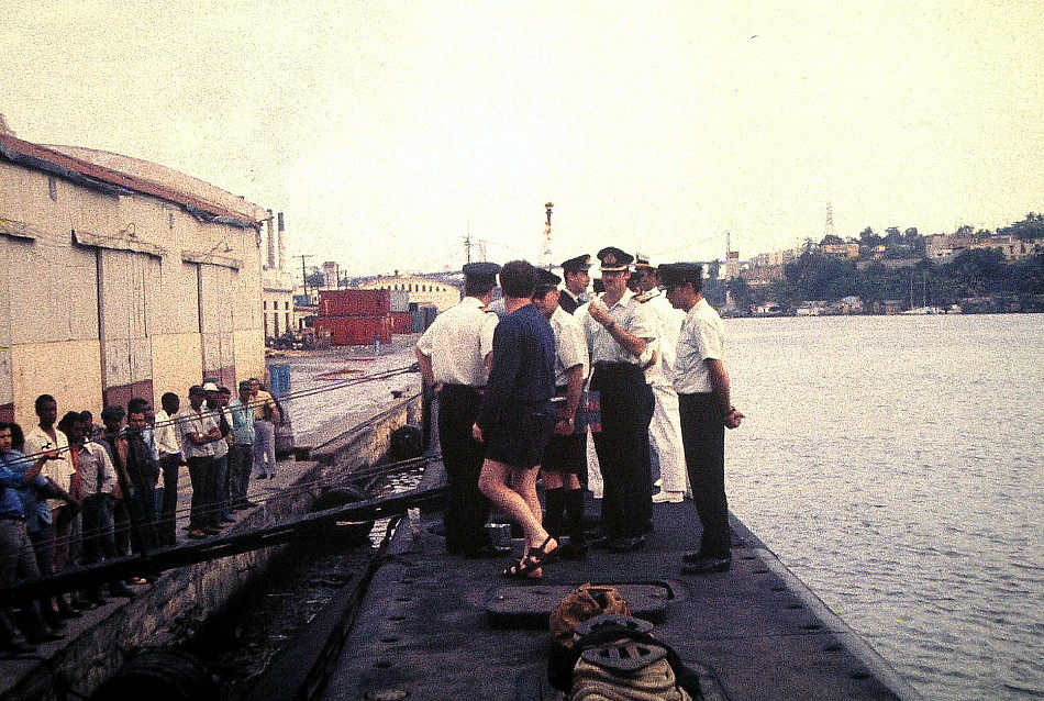 Royal Canadian Navy : HMCS Okanagan port visit to Santo Domingo, Feb., 1974.