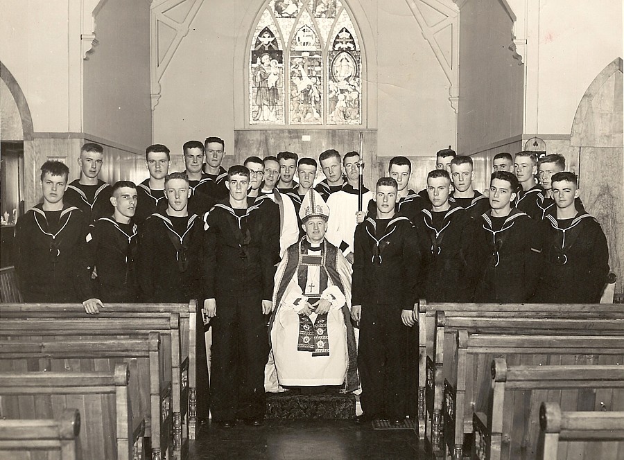 Royal Canadian Navy : HMCS Cornwallis : confirmation class, 1960.