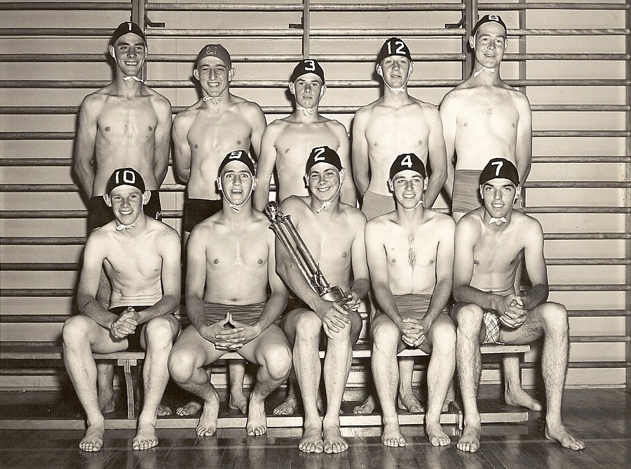 Royal Canadian Navy : HMCS Cornwallis : water polo team, 1960.