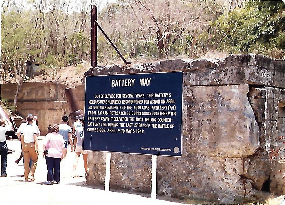 Battery Way, Corregidor