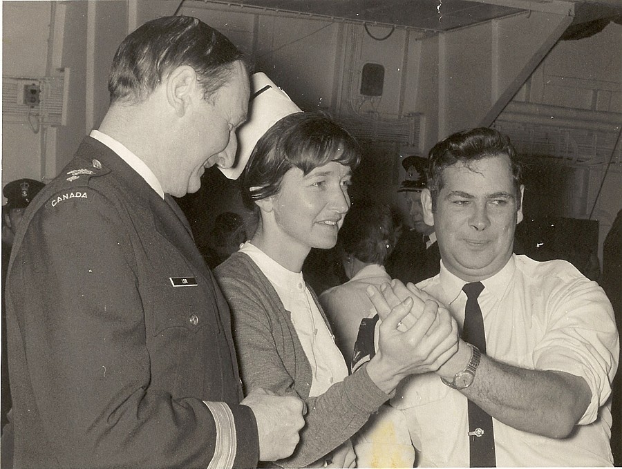 Royal Canadian Navy : HMCS Provider : Blood Donor Clinic, 1972.