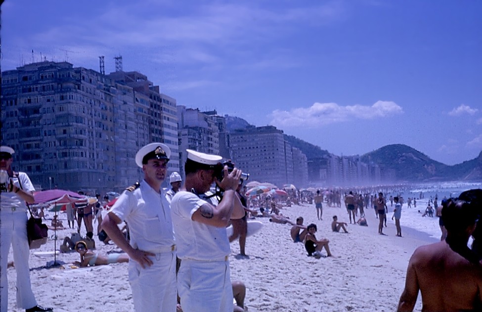 Royal Canadian Navy : Copacabana Beach .