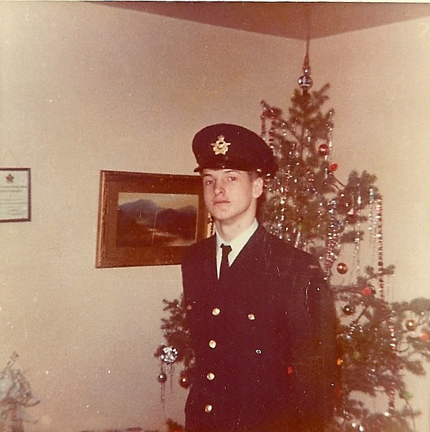 Royal Canadian Navy : William deBalinhard, Christmas 1970.