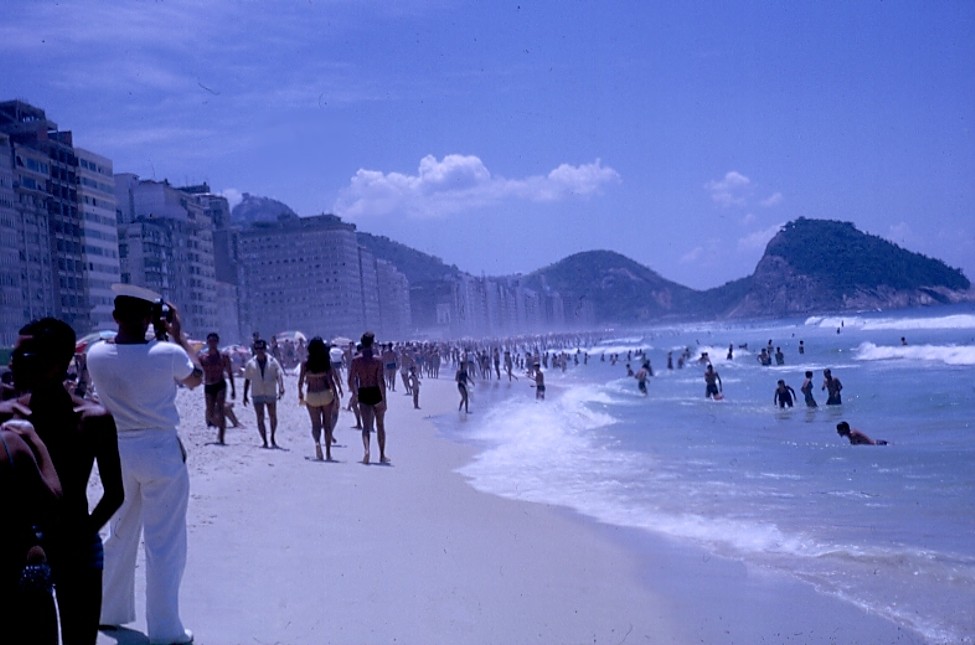 Royal Canadian Navy : Copacabana Beach .