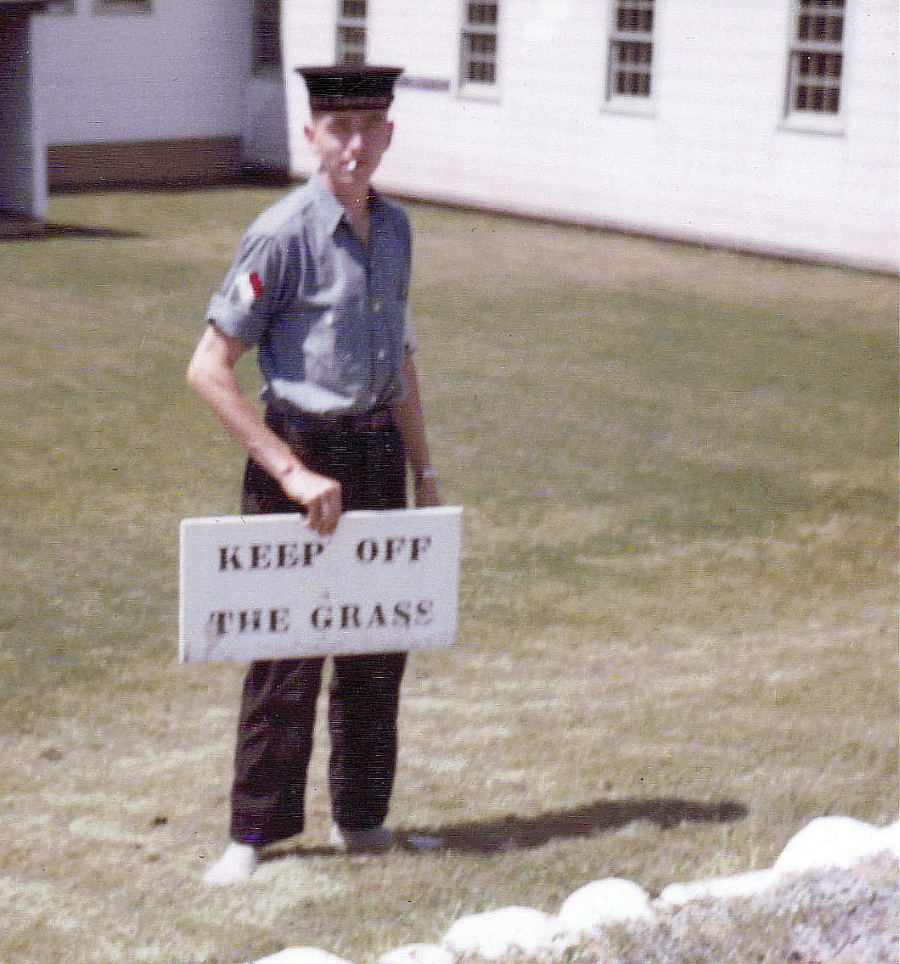 Royal Canadian Navy : HMCS Cornwallis, Bill Bowman, 1962