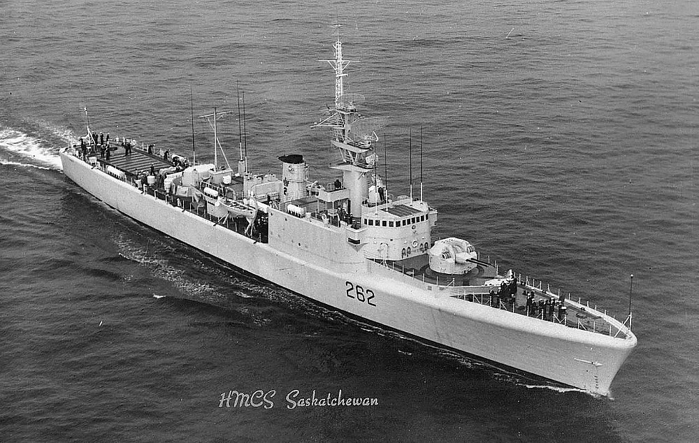 Royal Canadian Navy HMCS Saskatchewan 1964   Faulkner Shiplist Saskatchewan 1964 