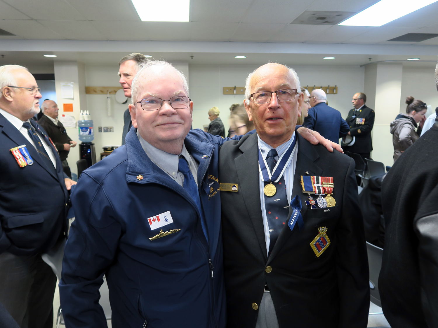 Survivors of HMCS Kootenay disaster, reunion, 2018