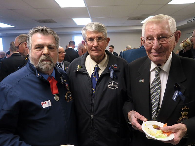 Survivors of HMCS Kootenay disaster, reunion, 2018