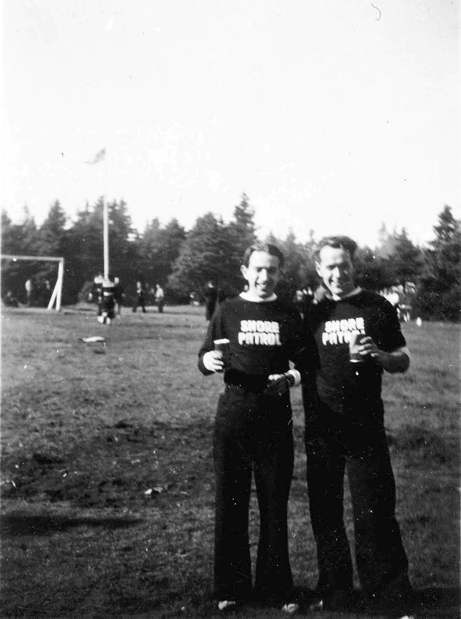 Ted Heffernan and unidentified.