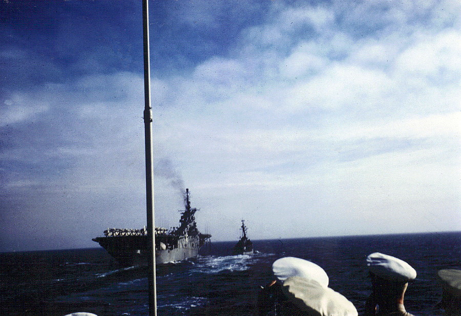 HMCS St Laurent, 1957