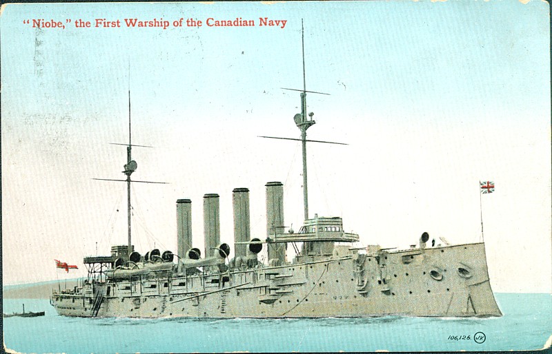 Royal Canadian Navy : HMCS Niobe, before 1911.