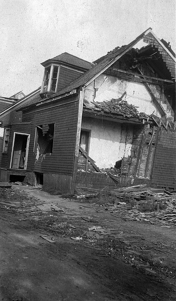 Damage from Halifax Explosion