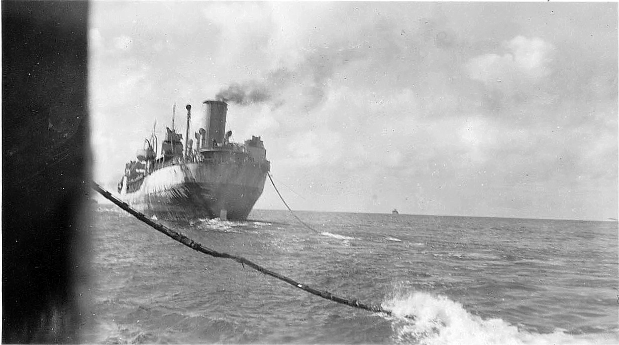 storm at sea, WW2