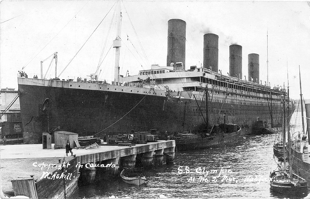 SS Olympic in Halifax