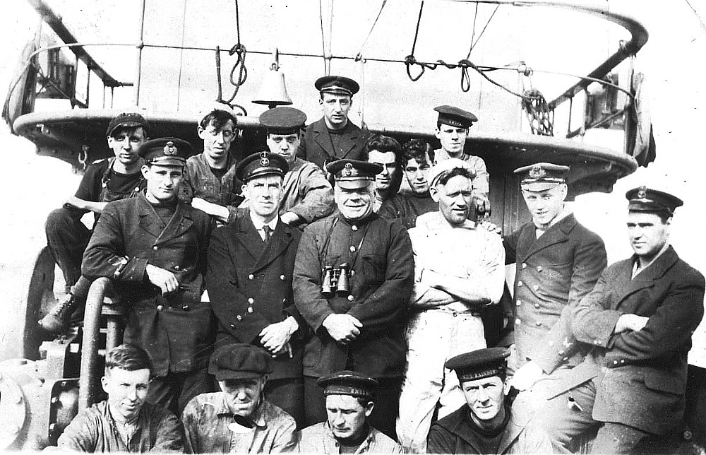 Crew members of unknown ship.