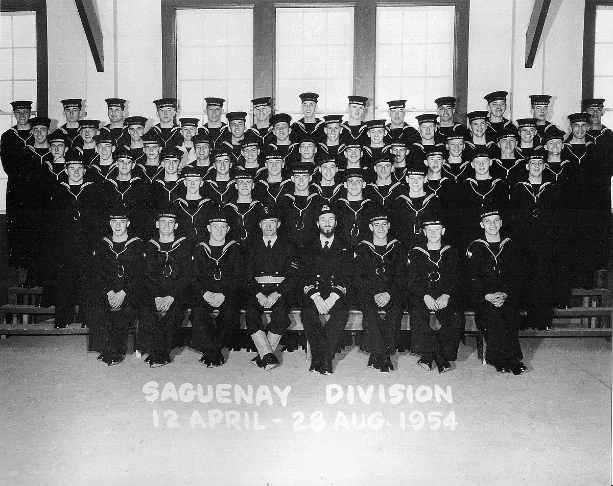 Royal Canadian Navy : HMCS Cornwallis, Saguenay Division, 1954