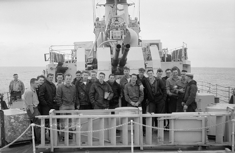 HMCS Ste. Therese weapons department, 1962 or 1963.