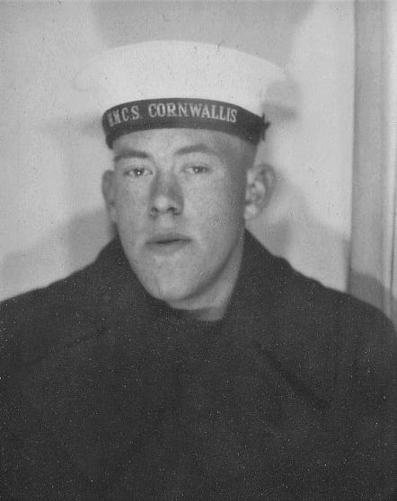 Fred Hollands, Jr. at HMCS CORNWALLIS, 1962