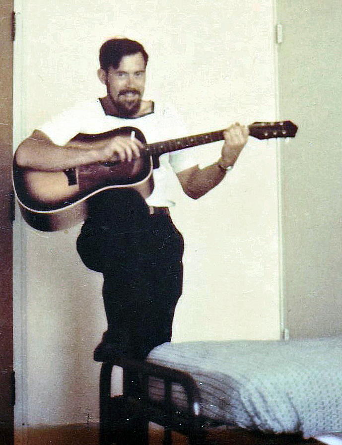 Fred Hollands, Jr. at HMCS CORNWALLIS, 1962