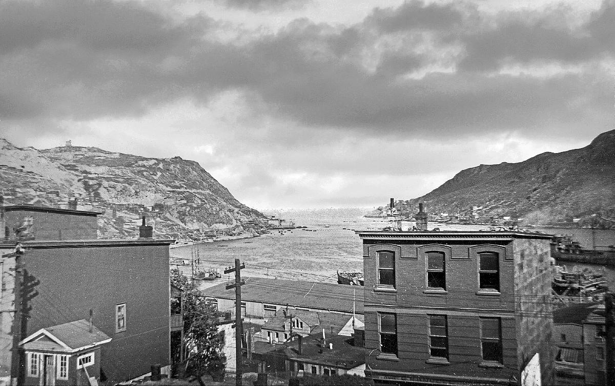 Harbour of St Johns Newfoundland, 1942