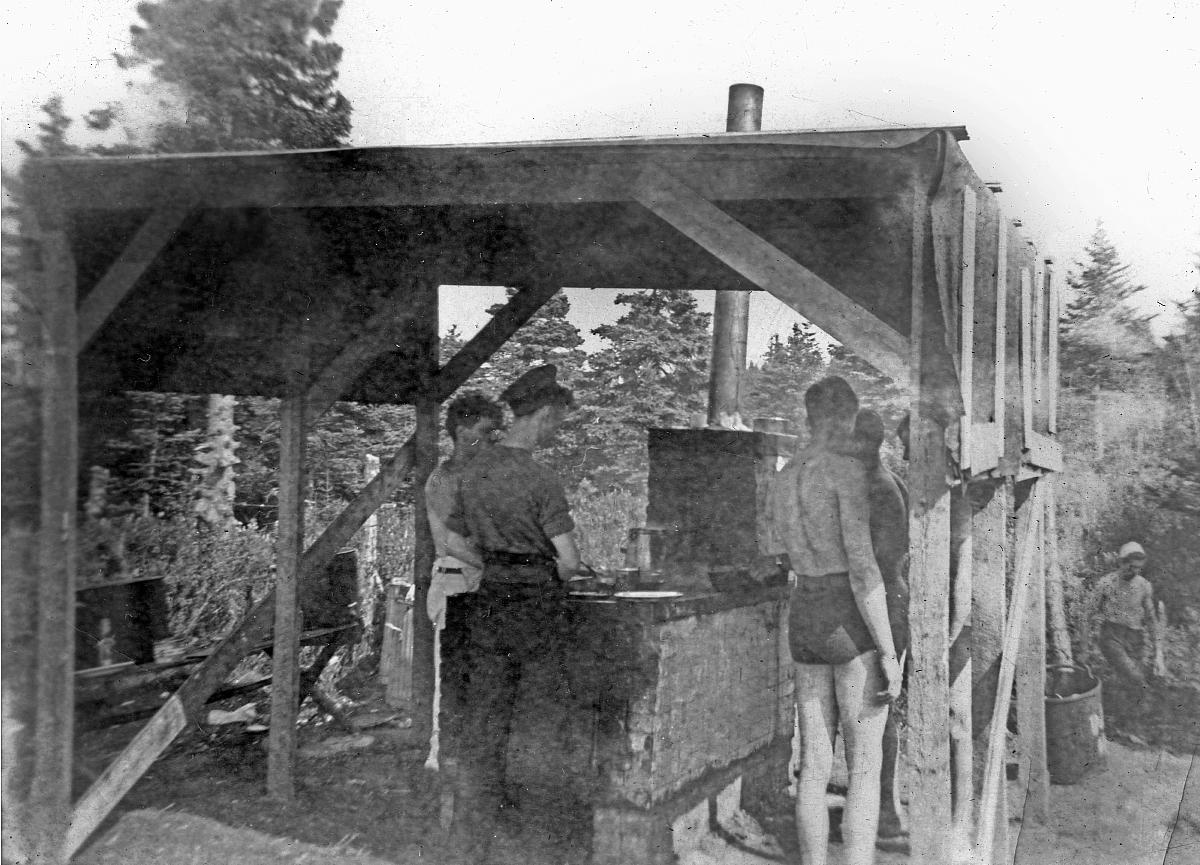 R&R galley at HMC Naval Camp in Newfoundland.