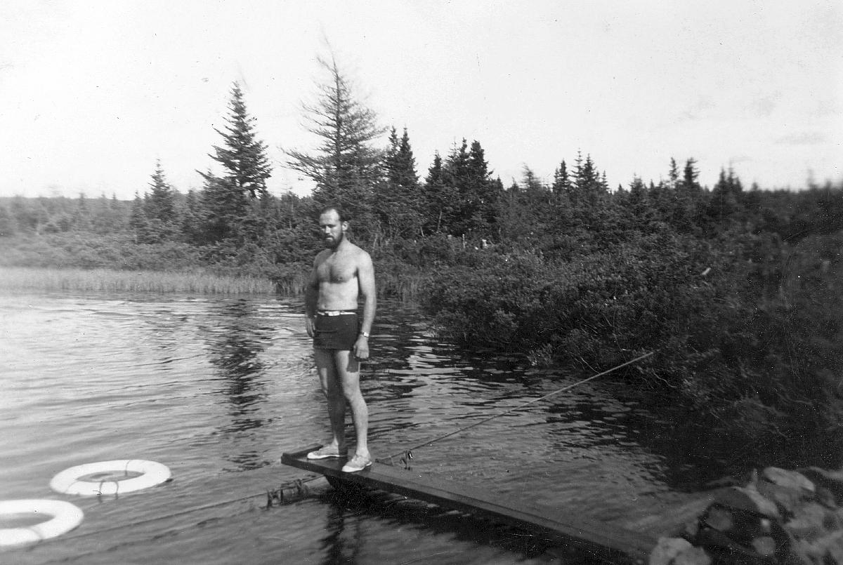 Swimming hole sign in Newfoundland.