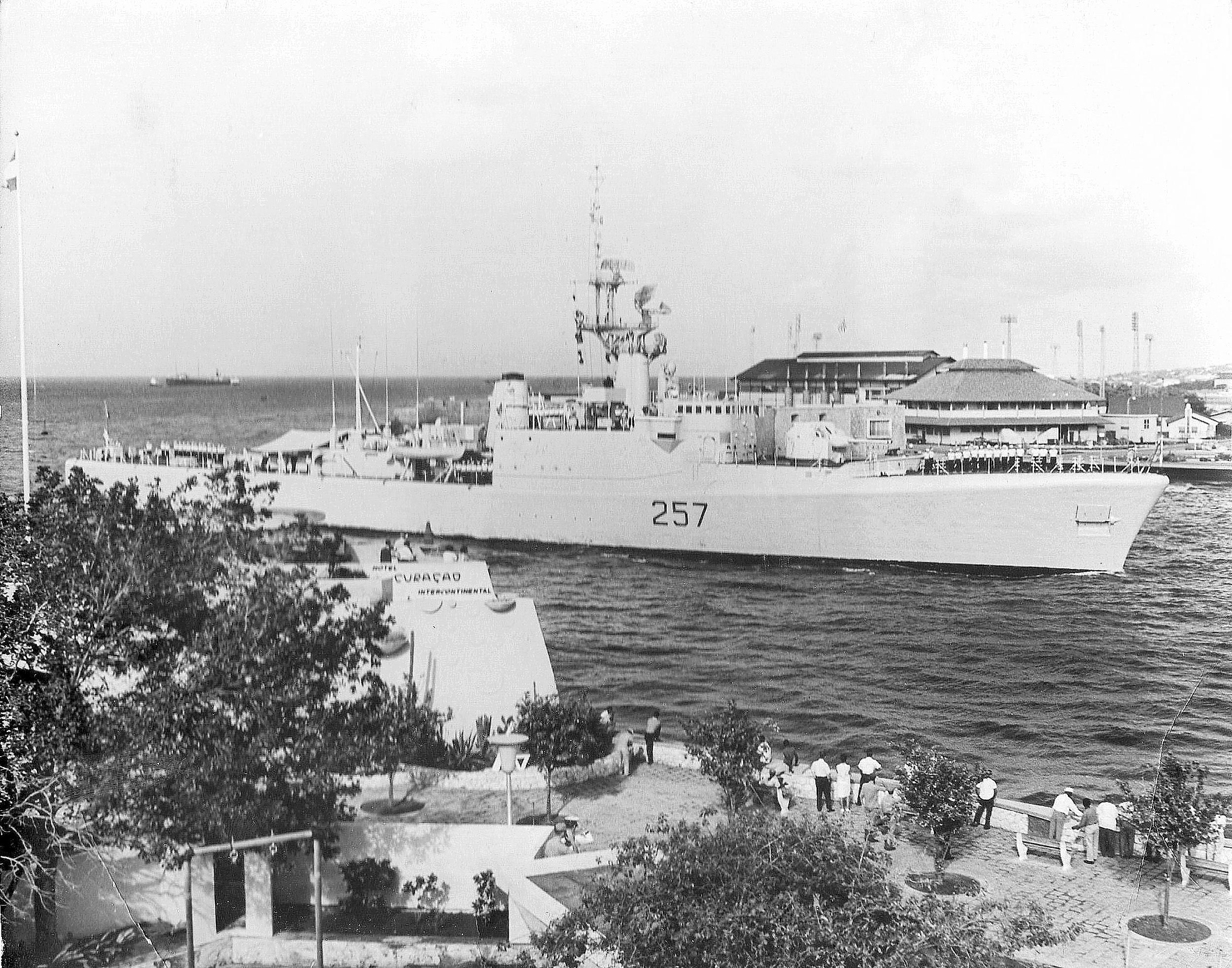 HMCS Restigouche in Curaco.