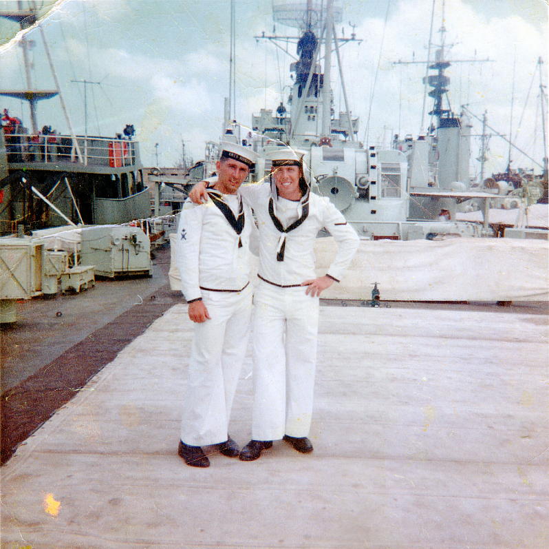 HMCS Restigouche in Fort Lauderdale, late 1960's.