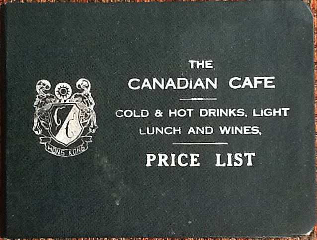 Canadian Cafe, Hong Kong, 1945.