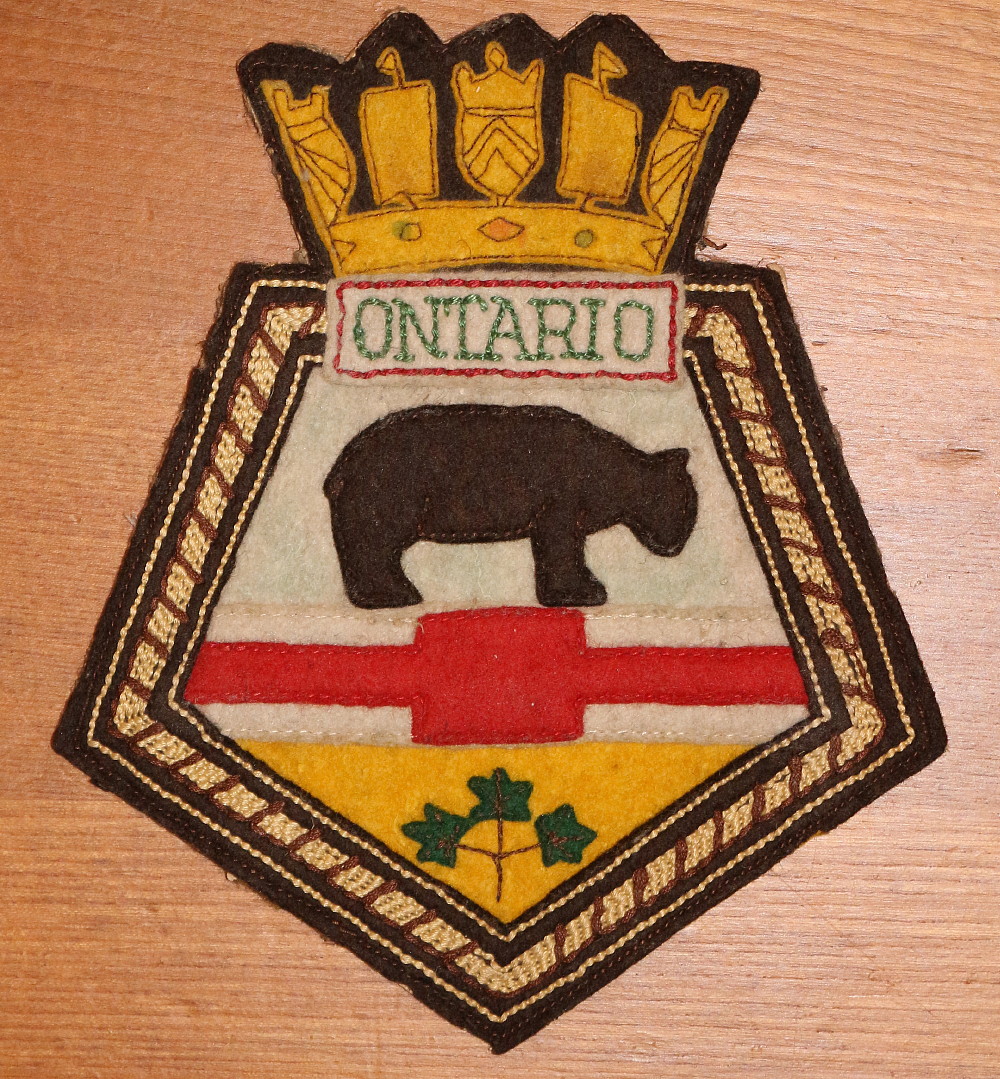 HMCS Ontario, Ship's Badge.