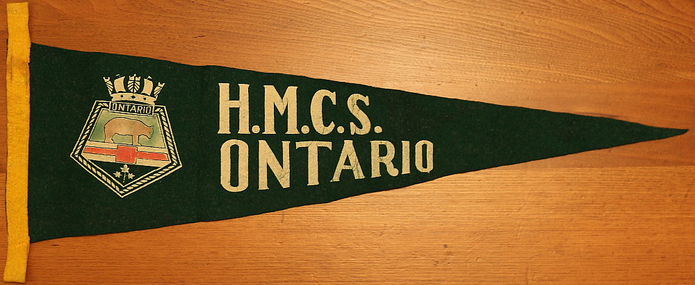 HMCS Ontario, Ship's Pennant.