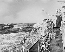 HMCS Ontario at sea