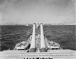 HMCS Ontario leaving Alexandria, Egypt