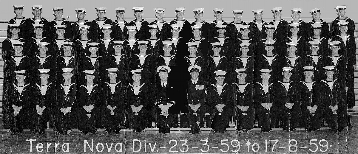 Royal Canadian Navy : HMCS Cornwallis, Terra Nova Division, 1959.