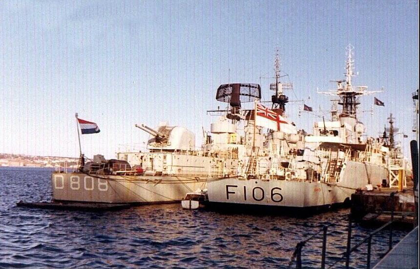 Royal Canadian Navy : HMCS Bonaventure in Halifax.