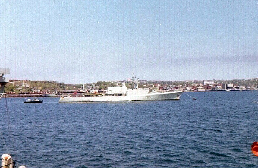 Royal Canadian Navy : HMCS Bonaventure in Halifax.