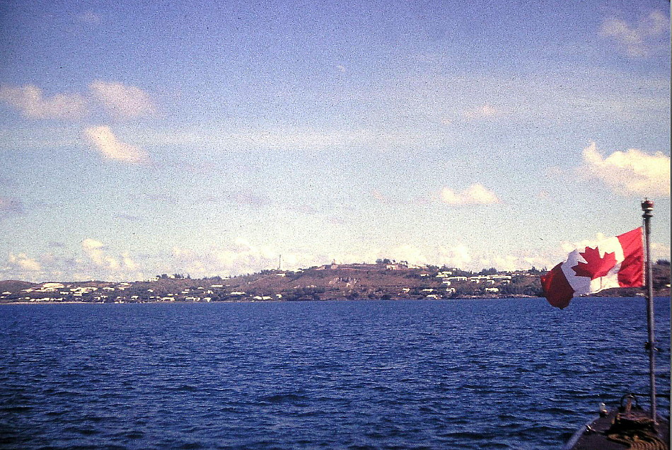 Royal Canadian Navy : HMCS Onondaga in Bermuda, 1969.