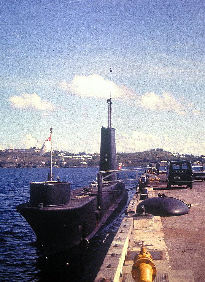 Royal Canadian Navy : HMCS Onondaga in Bermuda, 1969.