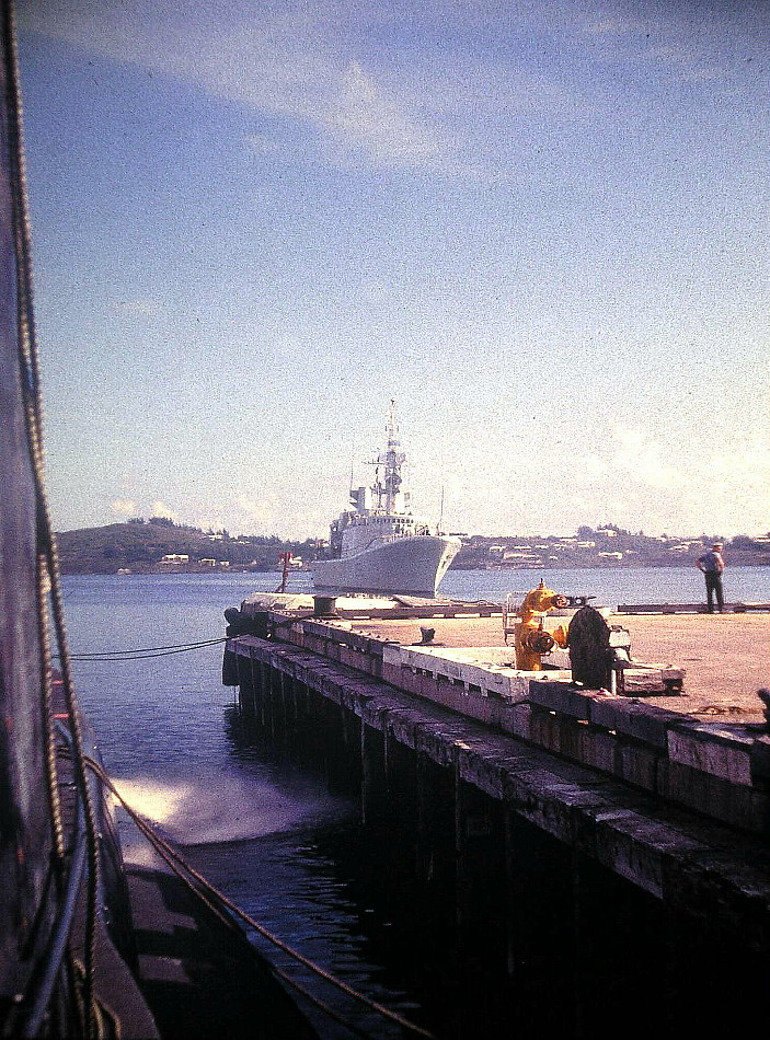 Royal Canadian Navy : HMCS Onondaga in Bermuda, 1969.