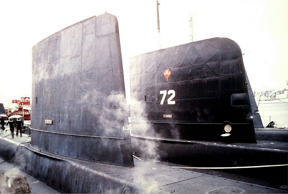 Royal Canadian Navy : HMCS Okanagan in Halifax.