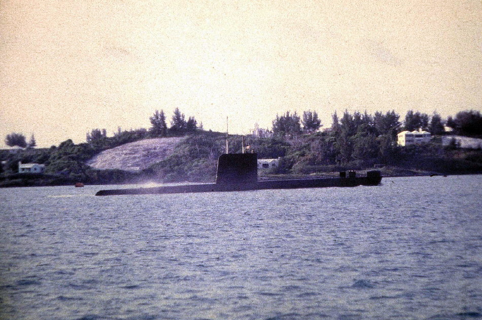 Royal Canadian Navy : HMCS Okanagan in Bermuda.