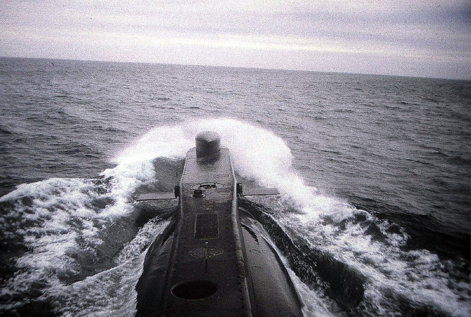 Royal Canadian Navy : HMCS Okanagan in St John's Newfoundland.