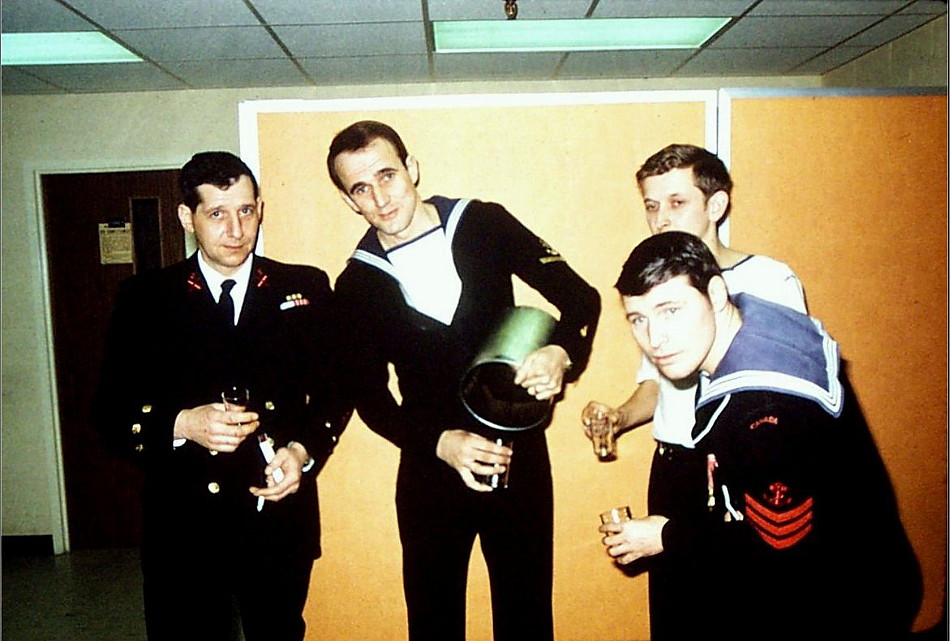 Royal Canadian Navy : HMCS Okanagan, Last Rum issue, March 31, 1972.
