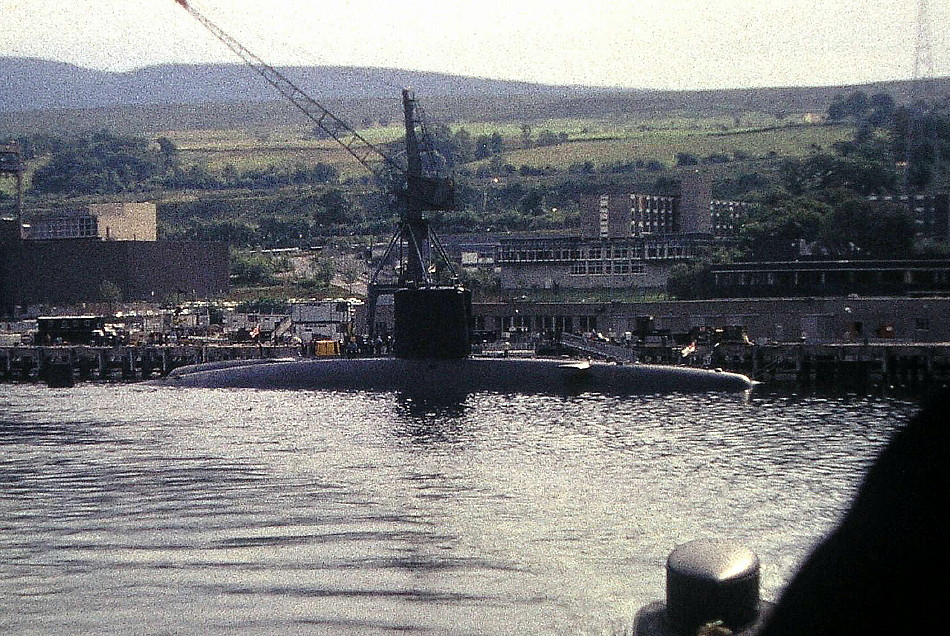 Royal Canadian Navy : HMCS Okanagan in Scotland, 1973.