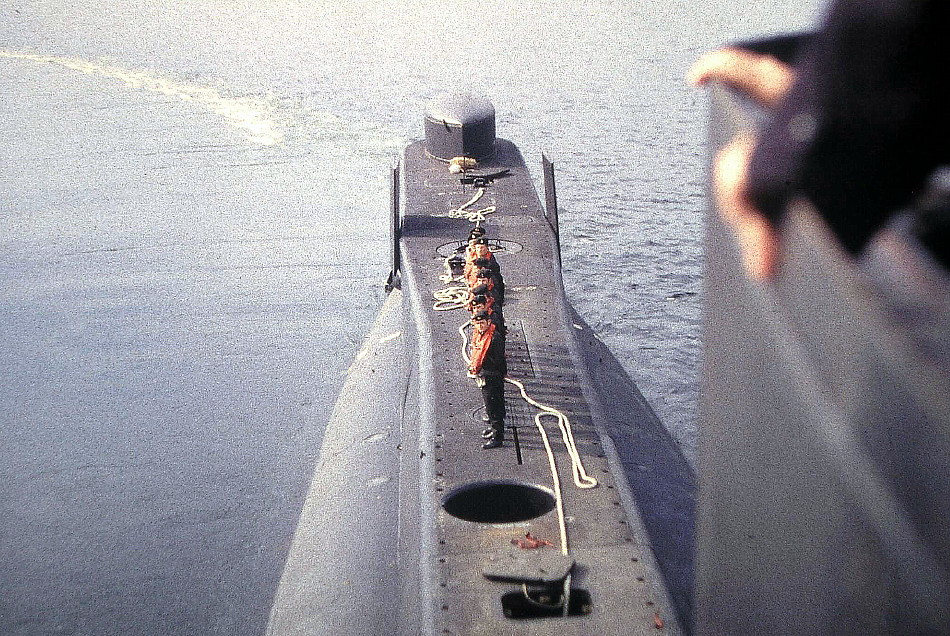 Royal Canadian Navy : HMCS Okanagan in Scotland, 1973.