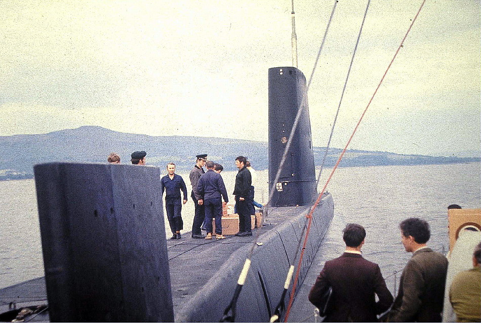 Royal Canadian Navy : HMCS Okanagan in Scotland, 1973.