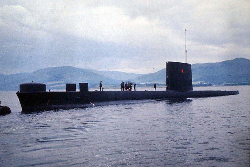 Royal Canadian Navy : HMCS Okanagan in Scotland, 1973.