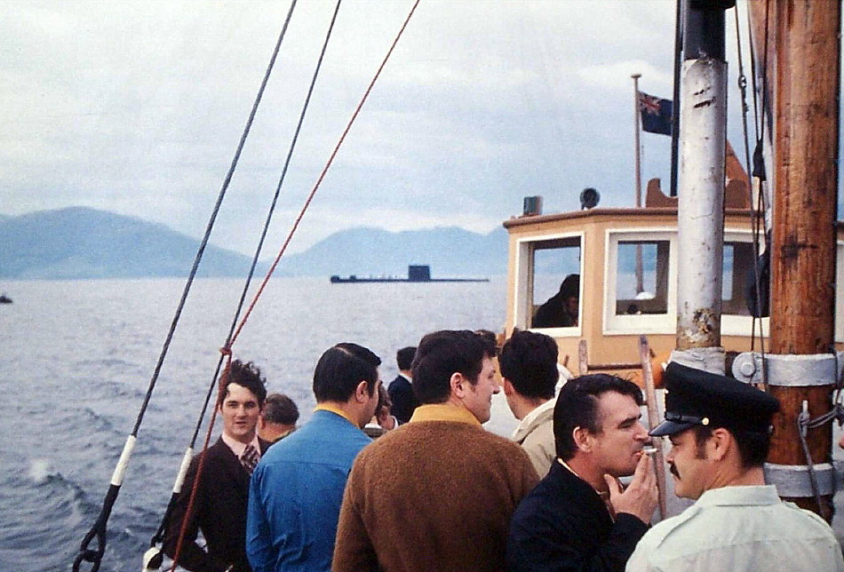 Royal Canadian Navy : HMCS Okanagan in Scotland, 1973.