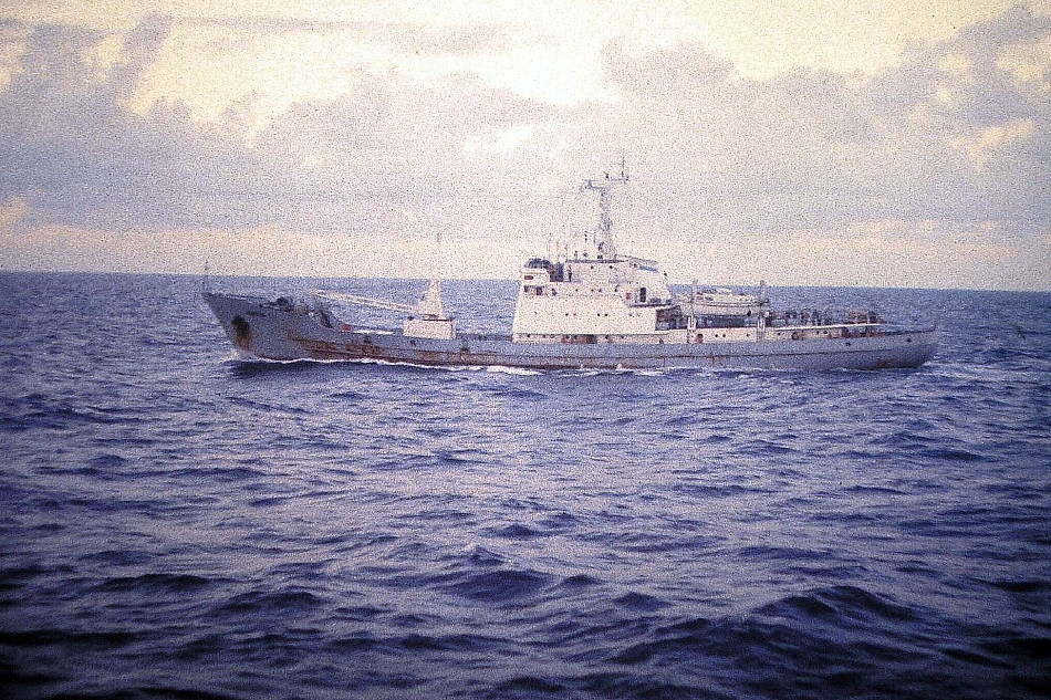 Royal Canadian Navy : Soviet trawler, Feb., 1974.